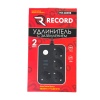 Удлинитель с заземлением 2 м, 3 Евро розетки, 2 USB порта, Type C, "RECORD" MX 18495