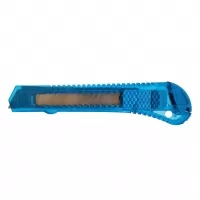 Нож канцелярский 18 мм с фиксатором, пластик (2330)